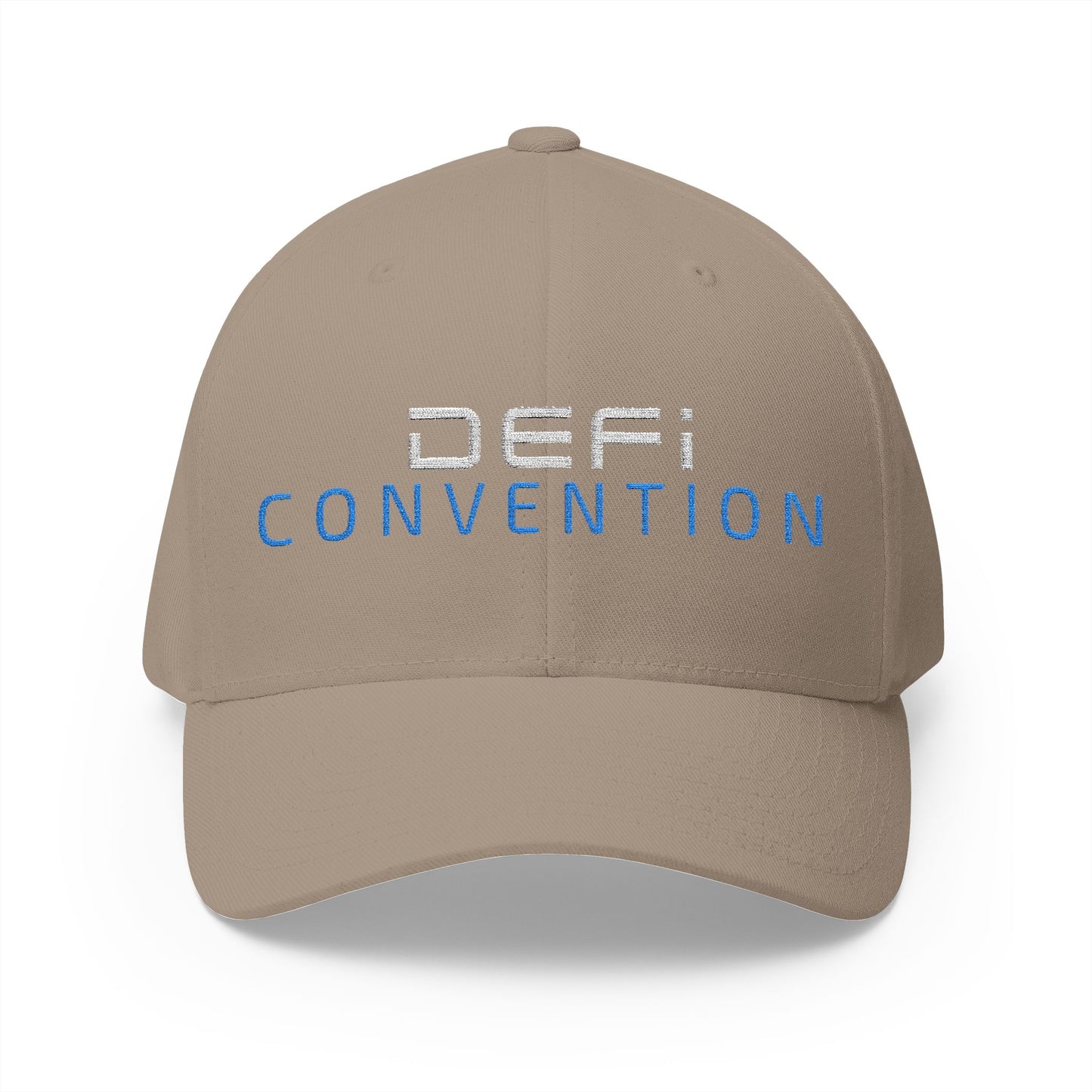 DEFi Closed-Back Structured Cap Embroidered Large letters (4) colors