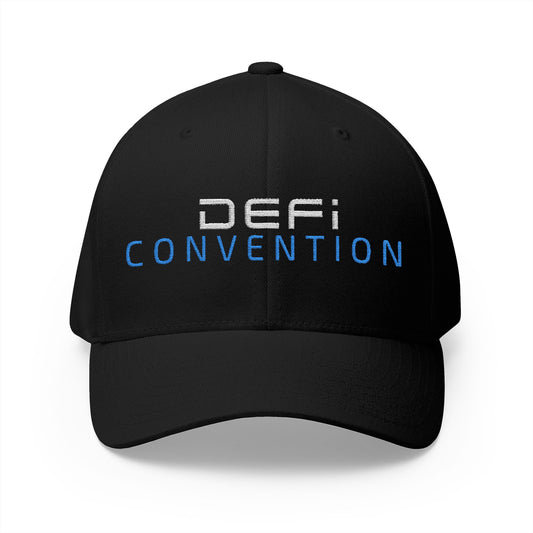 DEFi Closed-Back Structured Cap Embroidered Large letters (4) colors